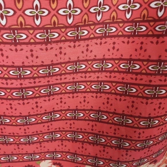 Old Navy Coral Print Sheath Dress Size M - Picture 7 of 11